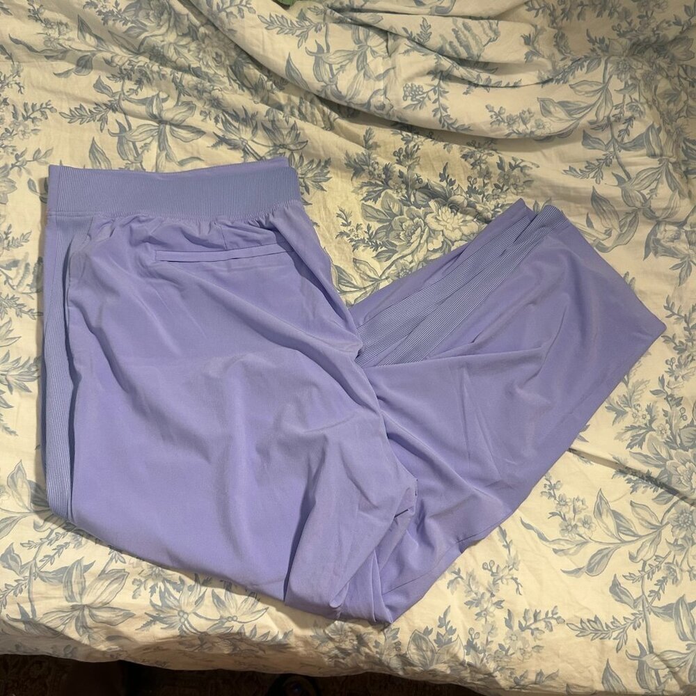 Athleta Brooklyn Ankle Pant High Rise Purple Lilac Plus Size 22